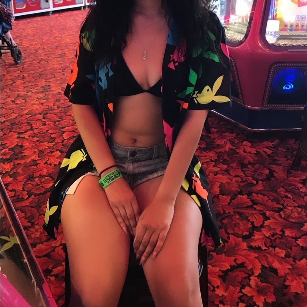 Playboy button up shirt